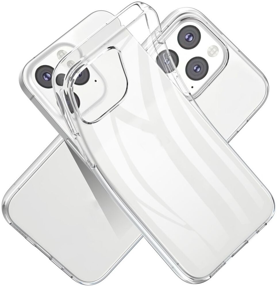 Coverzs Coverzs iPhone 13 Pro TPU silicone hoesje (transparant)