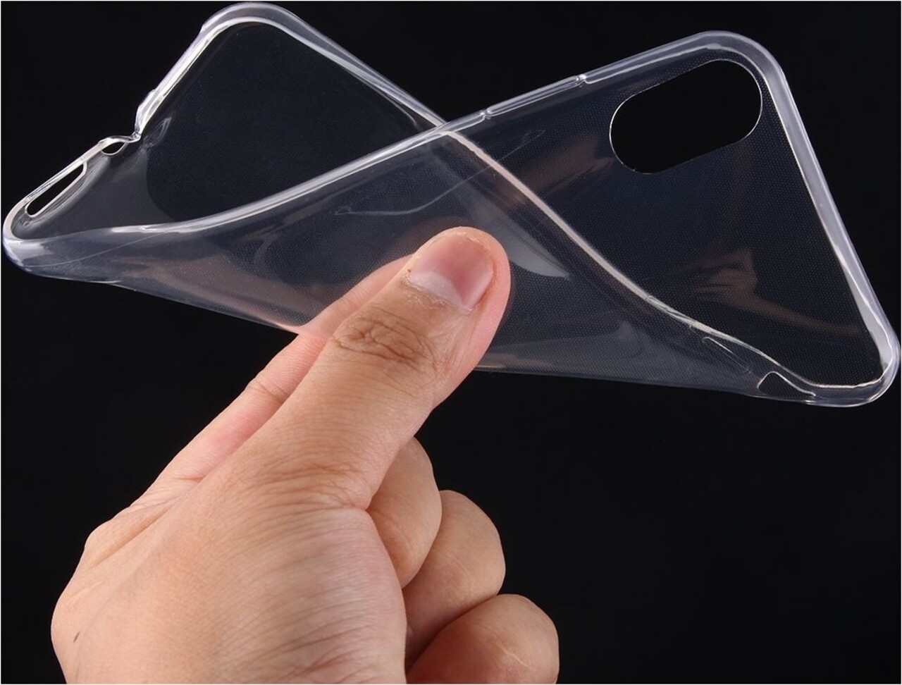 Coverzs Coverzs iPhone XR TPU silicone hoesje (transparant)