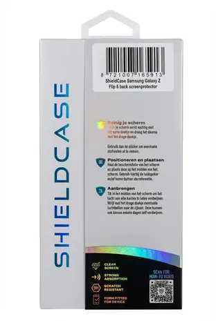 ShieldCase® ShieldCase Samsung Galaxy Z Flip 6 / Z Flip 7 FE screenprotector