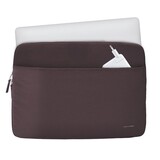 Coverzs Luxe laptop sleeve met extra vak - 14 Inch (bordeaux) Coverzs Luxe laptop sleeve met extra vak - 14 Inch (bordeaux)