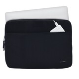 Coverzs Luxe laptop sleeve met extra vak - 13 Inch (zwart) Coverzs Luxe laptop sleeve met extra vak - 13 Inch (zwart)
