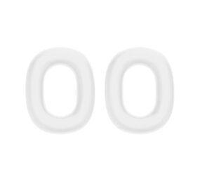 ShieldCase® Airpods Max 2 siliconen oorkussens (wit)