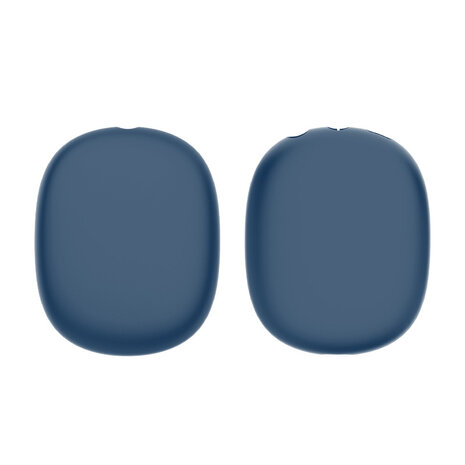 ShieldCase® ShieldCase Airpods Max 2 siliconen oorkussens & cover bundel (donkerblauw)