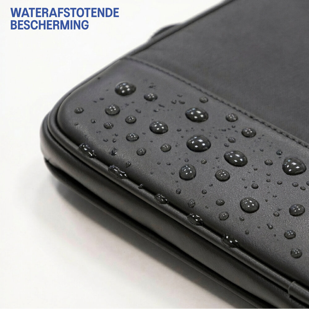 Coverzs Coverzs PU leren laptoptas - 13 inch (zwart)