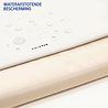 Coverzs Coverzs Nylon & PU leren laptop sleeve - 15,6 Inch (beige)