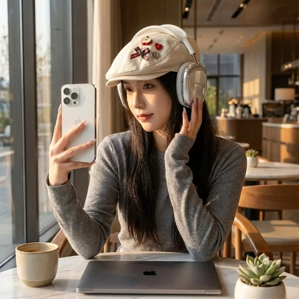 ShieldCase® ShieldCase Airpods Max 2 siliconen oorkussens & cover bundel (transparant)