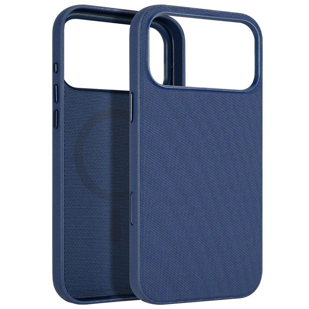 Coverzs Coverzs iPhone 17 Pro Max Woven MagSafe hoesje (blauw)