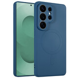 ShieldCase® Samsung Galaxy S26 Ultra siliconen MagSafe back cover (donkerblauw)