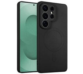 ShieldCase® Samsung Galaxy S26 Ultra siliconen MagSafe back cover (zwart)