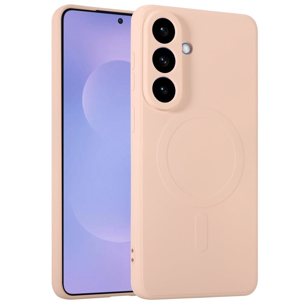 ShieldCase® ShieldCase Samsung Galaxy S26 Plus siliconen MagSafe back cover (roze)