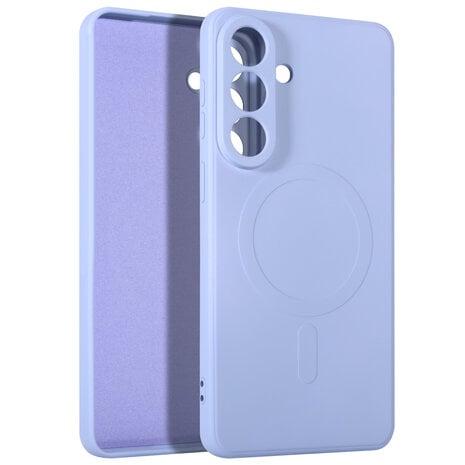 ShieldCase® ShieldCase Samsung Galaxy S26 Plus siliconen MagSafe back cover (paars)