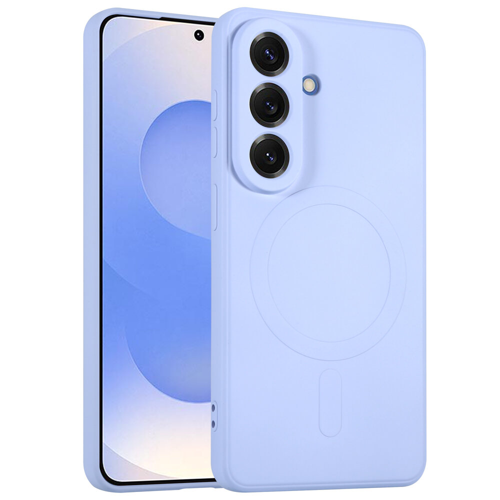 ShieldCase® ShieldCase Samsung Galaxy S26 siliconen MagSafe back cover (paars)