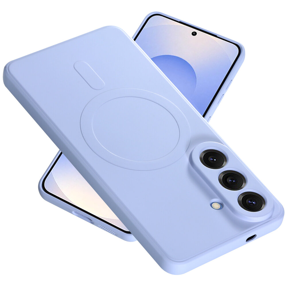 ShieldCase® ShieldCase Samsung Galaxy S26 siliconen MagSafe back cover (paars)