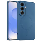 ShieldCase® Samsung Galaxy S26 siliconen MagSafe back cover (donkerblauw)