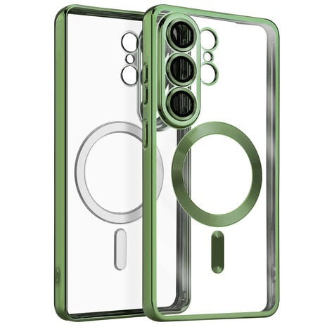 ShieldCase® ShieldCase Samsung Galaxy S26 Ultra hoesje met camera cover (donkergroen)