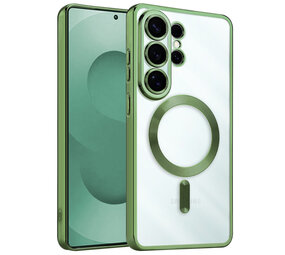 ShieldCase® Samsung Galaxy S26 Ultra hoesje met camera cover (donkergroen)