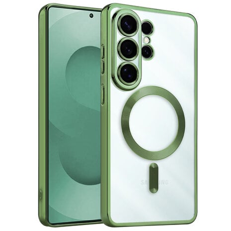 ShieldCase® ShieldCase Samsung Galaxy S26 Ultra hoesje met camera cover (donkergroen)