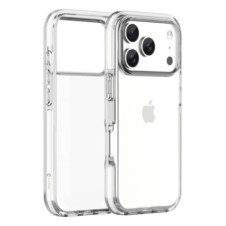 Coverzs Coverzs iPhone 17 Pro transparant shockproof hoesje (wit)