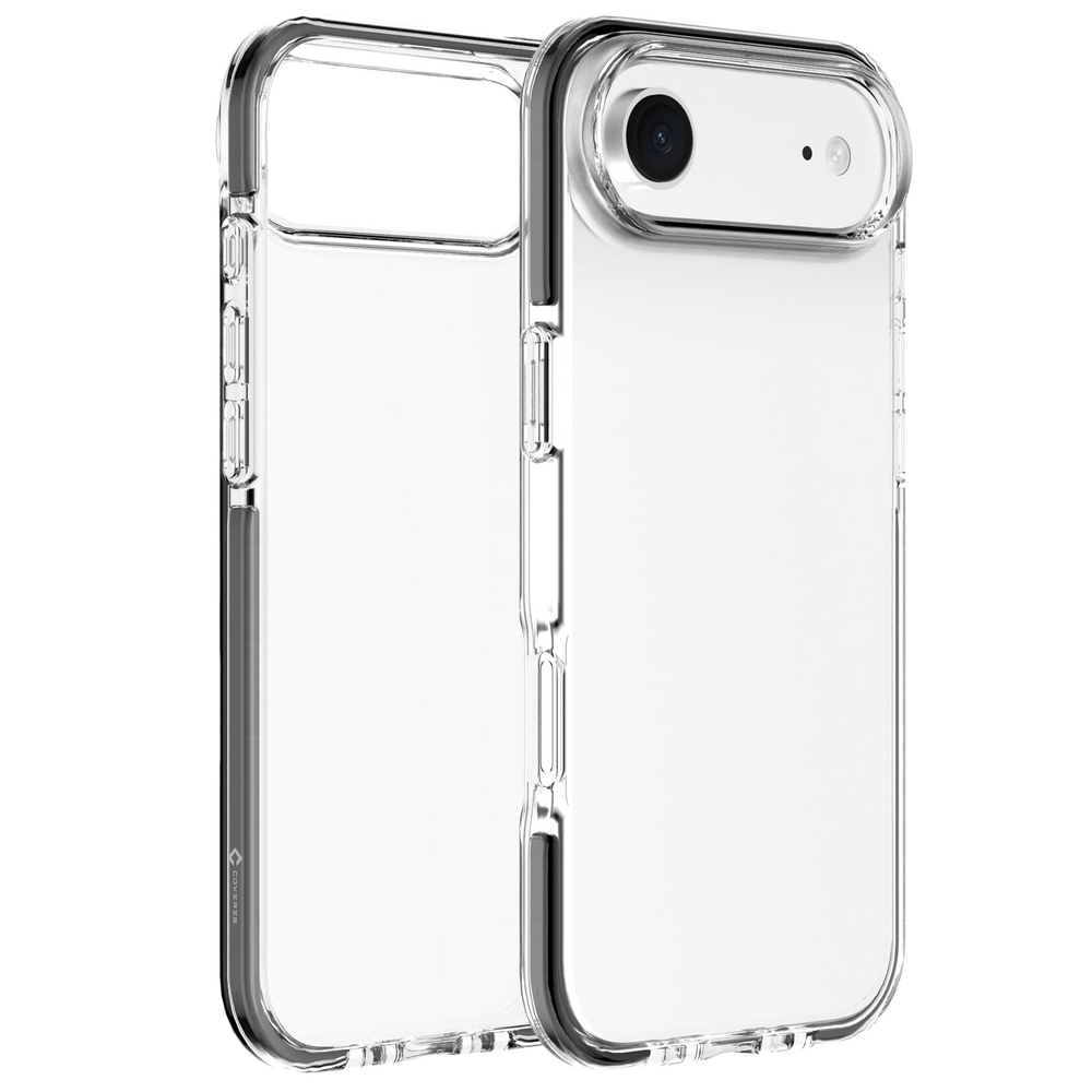 Coverzs Coverzs iphone Air transparant shockproof hoesje (zwart)