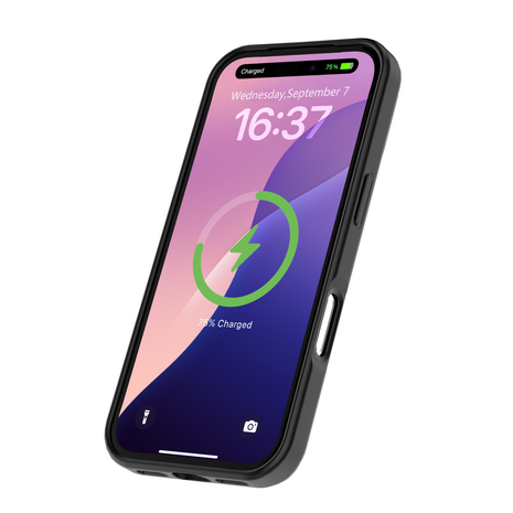 Coverzs Coverzs iPhone 17 Pro kevlar MagSafe siliconen hoesje (zwart)