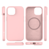 Coverzs Coverzs iPhone 15 liquid siliconen MagSafe hoesje (roze)