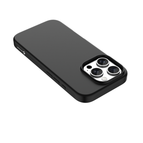 Coverzs Coverzs iPhone 15 Pro liquid siliconen MagSafe hoesje (zwart)