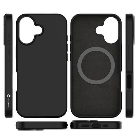 Coverzs Coverzs iPhone 17 liquid siliconen MagSafe hoesje (zwart)