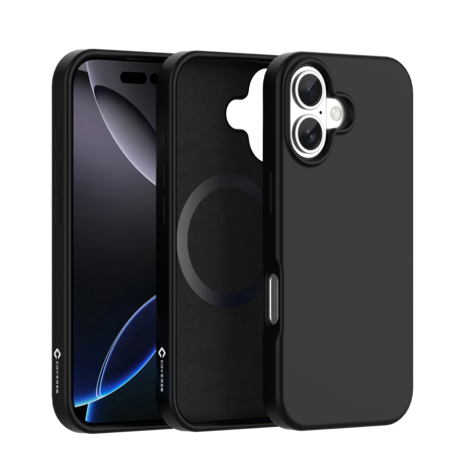 Coverzs Coverzs iPhone 17 liquid siliconen MagSafe hoesje (zwart)