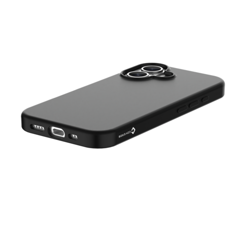 Coverzs Coverzs iPhone 17 liquid siliconen MagSafe hoesje (zwart)