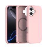 Coverzs iPhone 17 liquid siliconen MagSafe hoesje (roze)