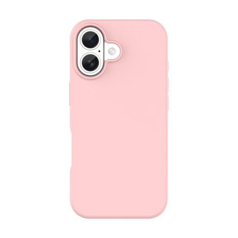 Coverzs Coverzs iPhone 16 liquid siliconen MagSafe hoesje (roze)