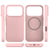 Coverzs Coverzs iPhone 17 Pro liquid siliconen MagSafe hoesje (roze)