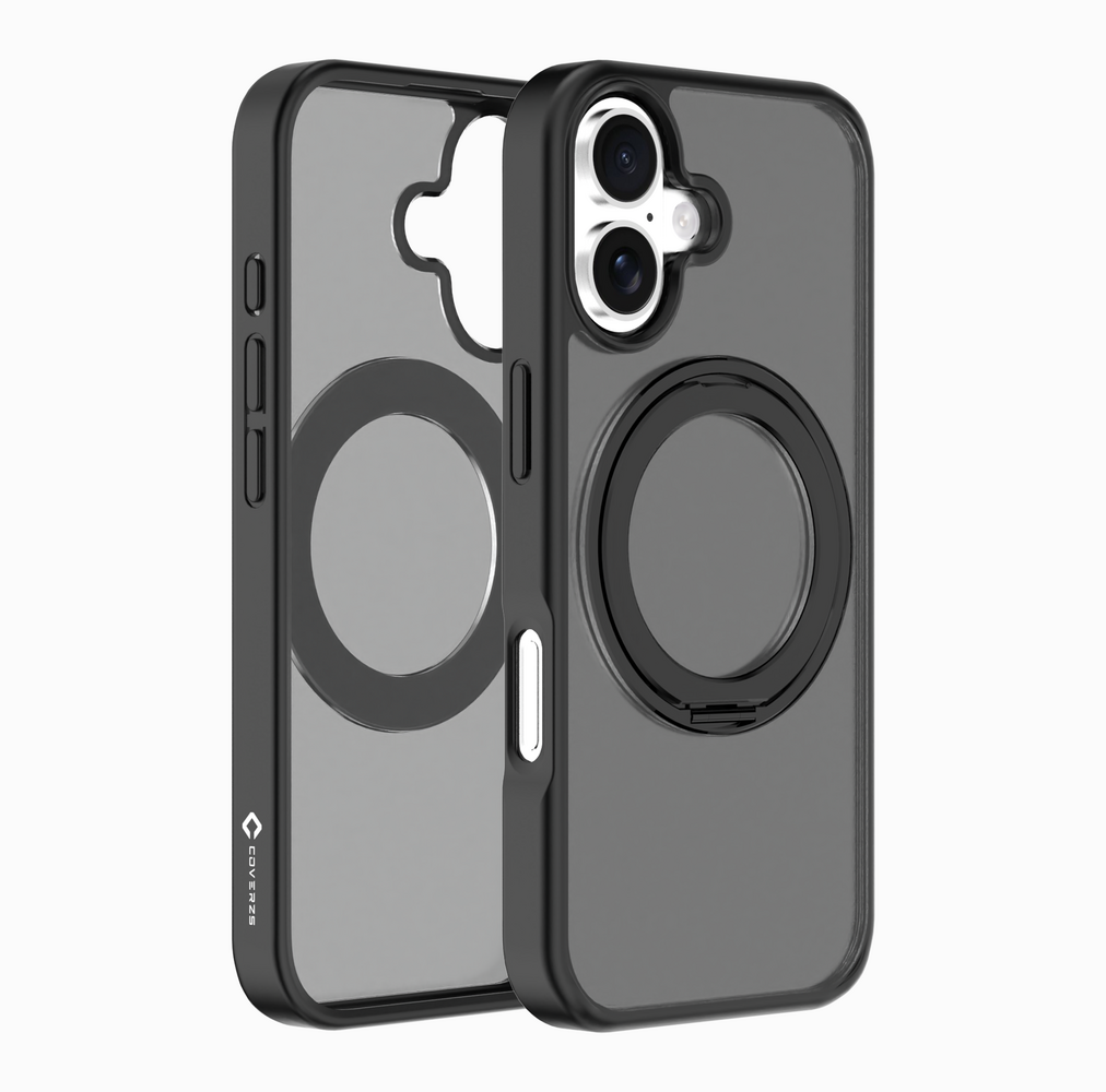 Coverzs Coverzs iPhone 17 Standing MagSafe case (zwart)