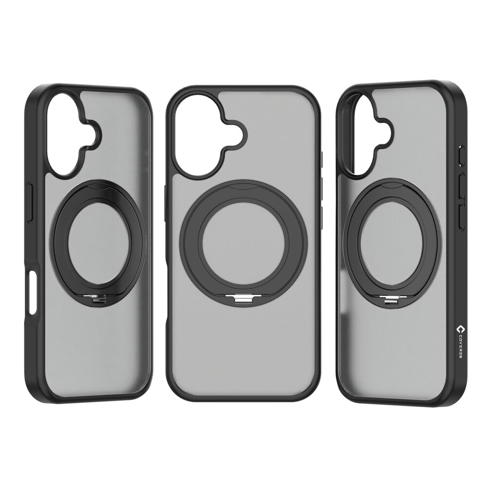 Coverzs Coverzs iPhone 17 Standing MagSafe case (zwart)