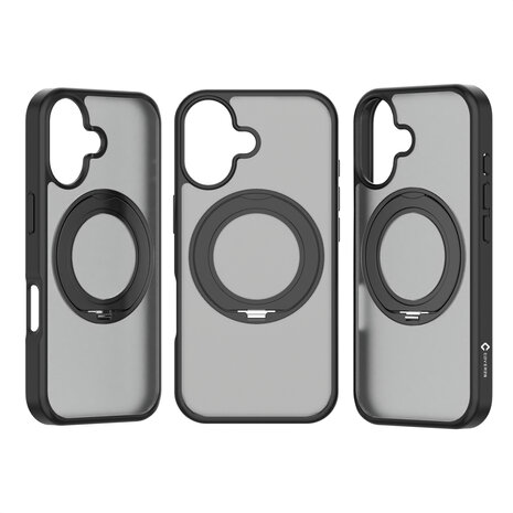 Coverzs Coverzs iPhone 17 Standing MagSafe case (zwart)