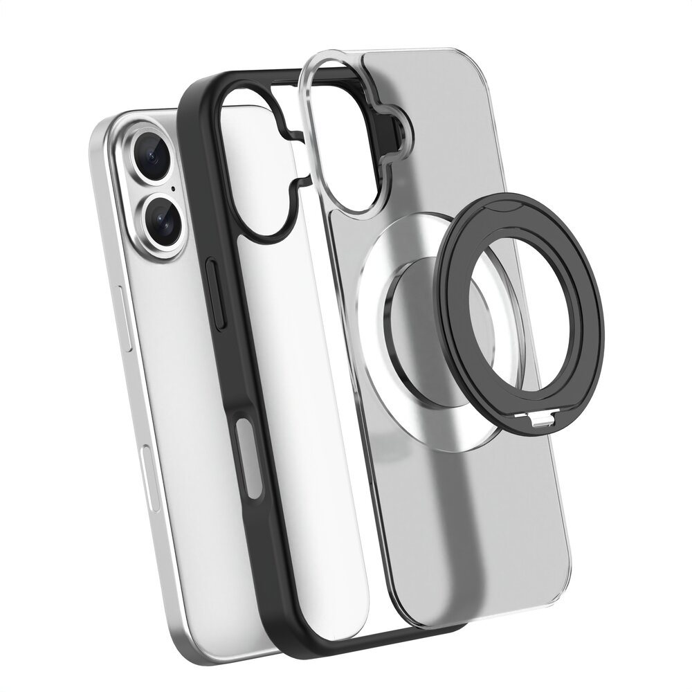Coverzs Coverzs iPhone 17 Standing MagSafe case (zwart)