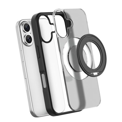 Coverzs Coverzs iPhone 17 Standing MagSafe case (zwart)