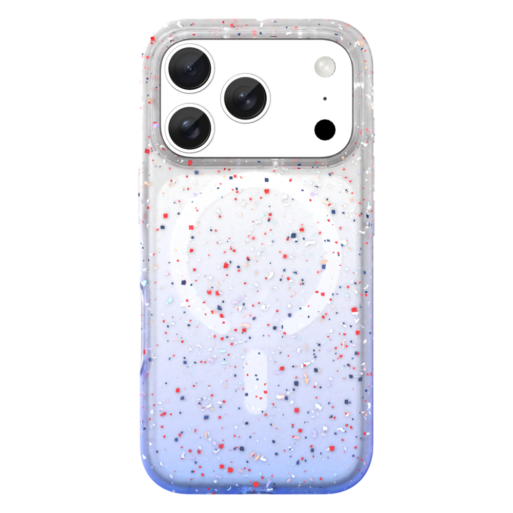 Coverzs Coverzs iPhone 17 Pro gerecycled MagSafe hoesje (blauw)
