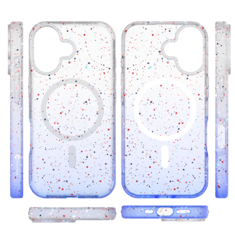 Coverzs Coverzs iPhone 17 gerecycled MagSafe hoesje (blauw)