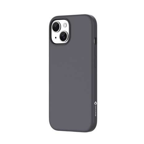 Coverzs Coverzs iPhone 15 Plus liquid siliconen MagSafe hoesje (grijs)