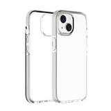 Coverzs iPhone 15 Plus transparant shockproof hoesje (wit)