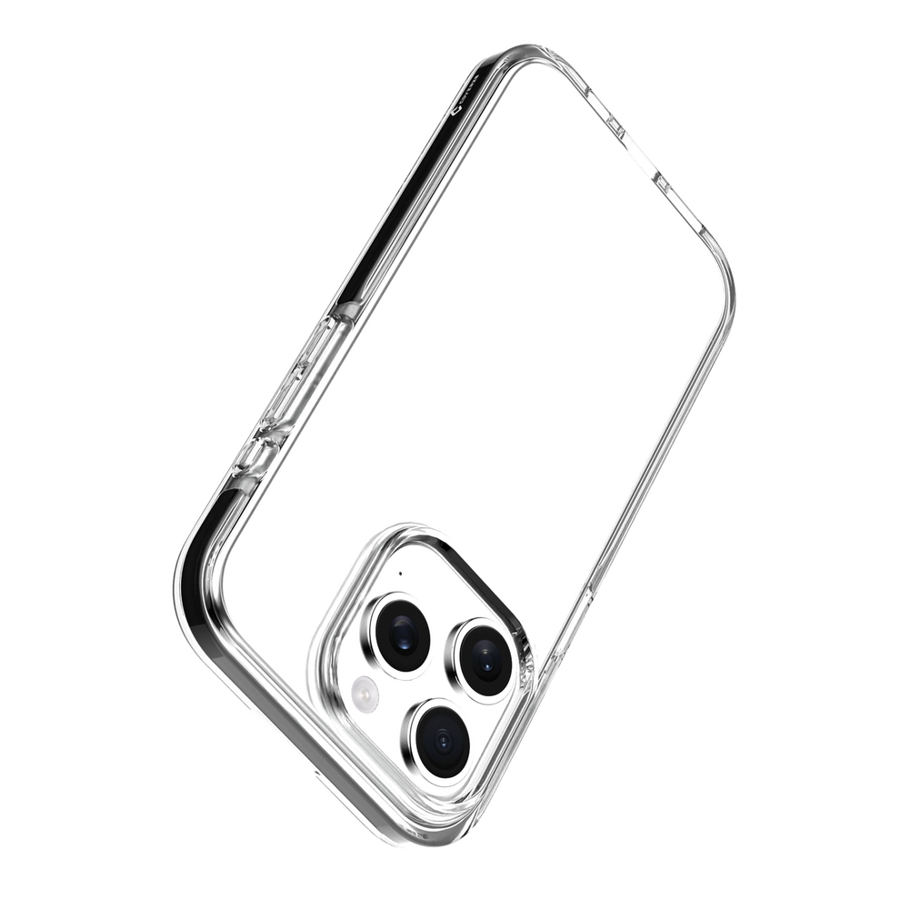 Coverzs Coverzs iPhone 15 Pro Max transparant shockproof hoesje (zwart)