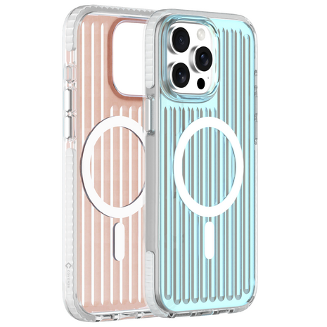 Coverzs Coverzs iPhone 16 Pro Gradient MagSafe hoesje (blauw)