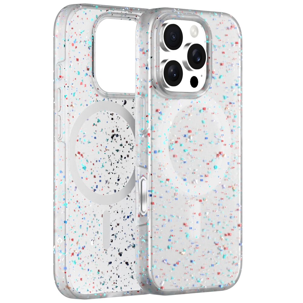 Coverzs Coverzs iPhone 16 Pro gerecycled MagSafe hoesje (wit)