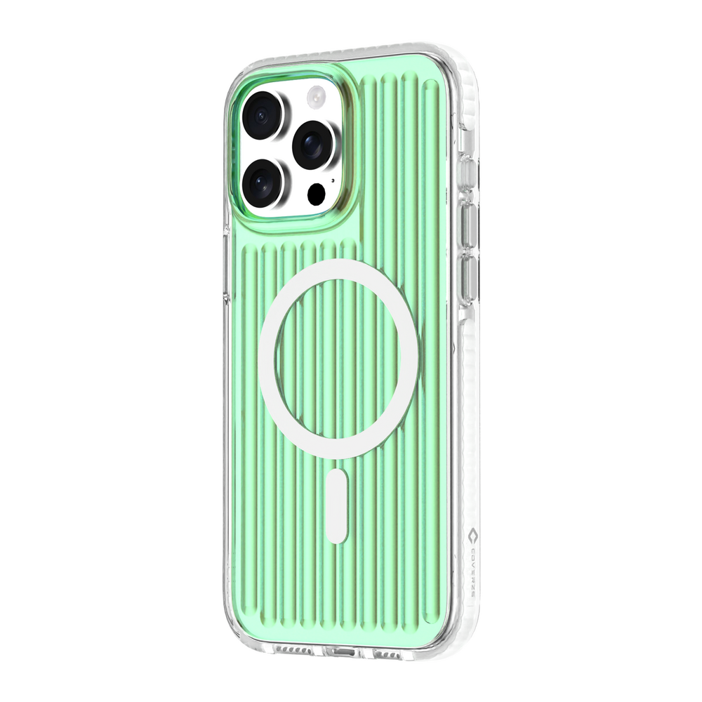 Coverzs Coverzs iPhone 16 Pro Max Gradient MagSafe hoesje (groen)