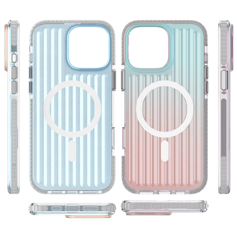 Coverzs Coverzs iPhone 16 Pro Max Gradient MagSafe hoesje (blauw)