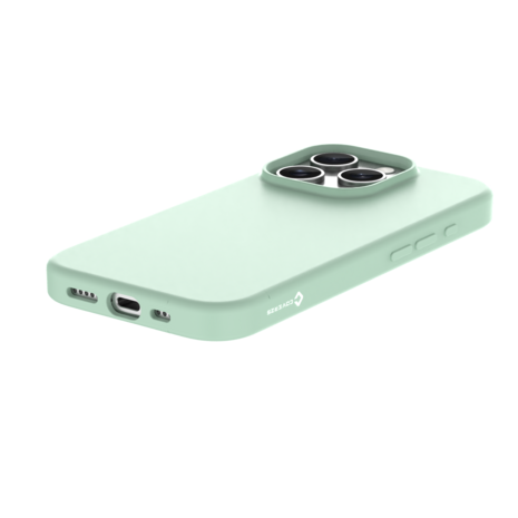 Coverzs Coverzs iPhone 16 Pro Max liquid siliconen MagSafe hoesje (groen)