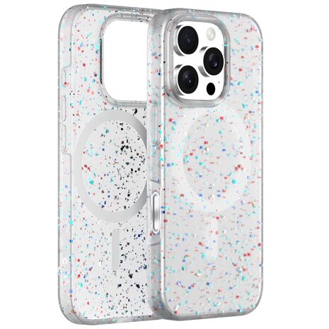 Coverzs Coverzs iPhone 16 Pro Max gerecycled MagSafe hoesje (wit)