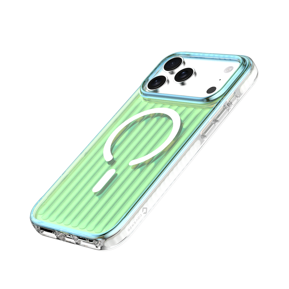 Coverzs Coverzs iPhone 17 Pro Max Gradient MagSafe hoesje (groen)