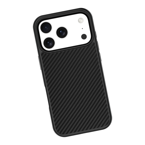 Coverzs Coverzs iPhone 17 Pro Max kevlar MagSafe siliconen hoesje (zwart) Coverzs Coverzs iPhone 17 Pro Max kevlar MagSafe siliconen hoesje (zwart)